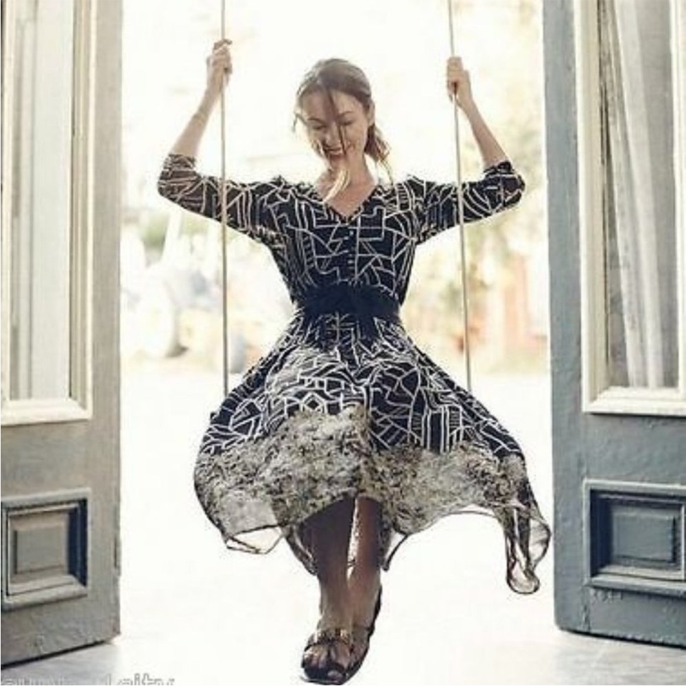 Anthropologie Moulinette Soeurs Equinox Maxi Dress